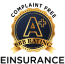 EINSURANCE A+ Rating - No Complaints