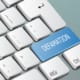 defamation written on a keyboard key
