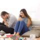 a young couple going through a crises